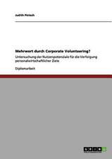 Corporate Volunteering als Instrument der Personalarbeit: Nutzenermittlung am Praxisbeispiel eines etablierten Corporate Volunteering-Programms