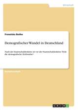 Demografischer Wandel in Deutschland