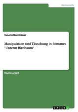 Manipulation und Täuschung in Fontanes "Unterm Birnbaum"