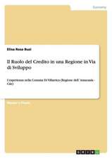 Il Ruolo del Credito in una Regione in Via di Sviluppo