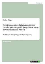 Entwicklung eines heilpädagogischen Handlungskonzepts für junge Erwachsene im Wachkoma der Phase F