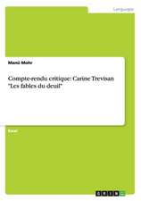 Compte-rendu critique: Carine Trevisan 