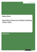 Parabolische Elemente in Kafkas Erzählung 'Kleine Fabel'