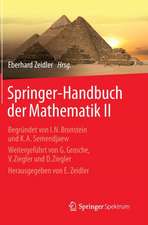 Springer-Handbuch der Mathematik II: Begründet von I.N. Bronstein und K.A. Semendjaew Weitergeführt von G. Grosche, V. Ziegler und D. Ziegler Herausgegeben von E. Zeidler