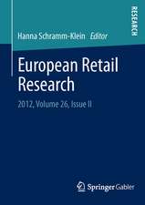 European Retail Research: 2012, Volume 26, Issue II