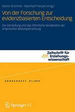 Von der Forschung zur evidenzbasierten Entscheidung: Die Darstellung und das öffentliche Verständnis der empirischen Bildungsforschung