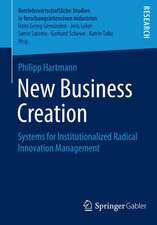 New Business Creation: Systems for Institutionalized Radical Innovation Management