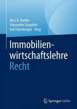 Immobilienwirtschaftslehre - Recht