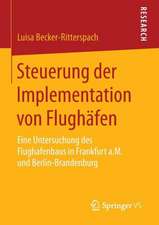 Steuerung der Implementation von Flughäfen