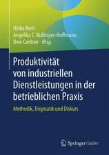 Produktivität von industriellen Dienstleistungen in der betrieblichen Praxis: Methodik, Dogmatik und Diskurs