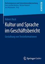 Kultur und Sprache im Geschäftsbericht: Gestaltung von Textinformationen