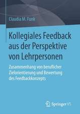 Kollegiales Feedback aus der Perspektive von Lehrpersonen