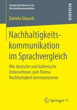 Nachhaltigkeitskommunikation im Sprachvergleich: Wie deutsche und italienische Unternehmen zum Thema Nachhaltigkeit kommunizieren