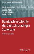 Handbuch Geschichte der deutschsprachigen Soziologie