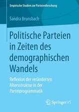 Politische Parteien in Zeiten des demographischen Wandels: Reflexion der veränderten Altersstruktur in der Parteiprogrammatik