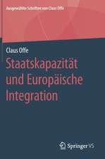 Staatskapazität und Europäische Integration