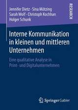 Interne Kommunikation in kleinen und mittleren Unternehmen: Eine qualitative Analyse in Print- und Digitalunternehmen