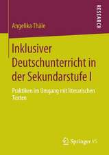 Inklusiver Deutschunterricht in der Sekundarstufe I