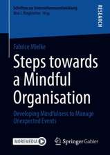 Steps towards a Mindful Organisation: Developing Mindfulness to Manage Unexpected Events