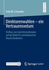 Direktorenwahlen – ein Vertrauensvotum