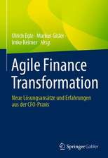 Agile Finance Transformation