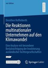 Die Reaktionen multinationaler Unternehmen auf den Klimawandel