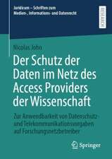 Der Schutz der Daten im Netz des Access Providers der Wissenschaft: Zur Anwendbarkeit von Datenschutz- und Telekommunikationsvorgaben auf Forschungsnetzbetreiber