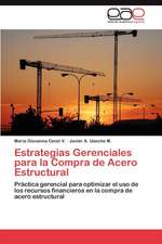 Estrategias Gerenciales Para La Compra de Acero Estructural