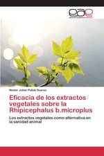 Eficacia de Los Extractos Vegetales Sobre La Rhipicephalus B.Microplus