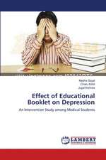 Effect of Educational Booklet on Depression