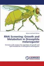 RNAi Screening: Growth and Metabolism in Drosophila melanogaster