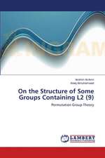 On the Structure of Some Groups Containing L2 (9)