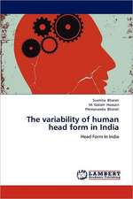 The variability of human head form in India