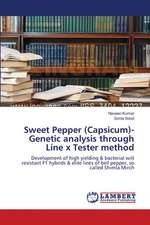 Sweet Pepper (Capsicum)- Genetic analysis through Line x Tester method