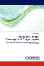 Managers' Moral Development Stage Impact