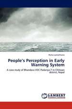 People's Perception in Early Warning System