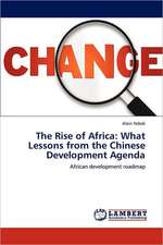 The Rise of Africa: What Lessons from the Chinese Development Agenda