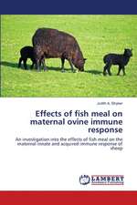 Effects of fish meal on maternal ovine immune response