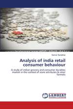 Analysis of india retail consumer behaviour