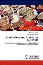 Food Safety and Standards Act, 2006