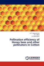 Pollination efficiency of Honey bees and other pollinators in Cotton