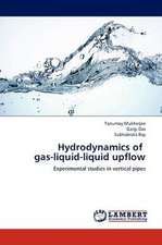 Hydrodynamics of gas-liquid-liquid upflow