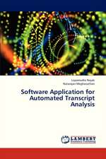 Software Application for Automated Transcript Analysis