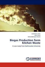 Biogas Production form Kitchen Waste