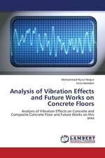 Analysis of Vibration Effects and Future Works on Concrete Floors