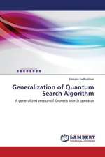 Generalization of Quantum Search Algorithm