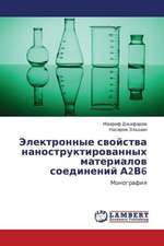 Elektronnye svoystva nanostruktirovannykh materialov soedineniy A2V6