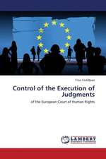 Control of the Execution of Judgments