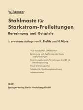 Stahlmaste für Starkstrom-Freileitungen: Berechnung und Beispiele