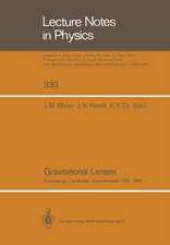 Gravitational Lenses: Proceedings of a Conference Held at the Massachusetts Institute of Technology, Cambridge, Massachusetts, in Honour of Bernard F. Burke’s 60th Birthday, June 20, 1988